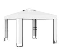 Berkfield Durable Gazebo With Double Roof 3X3 M White