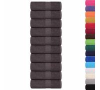 Berkfield Durable Guest Towels 10 Pcs Anthracite 30X50 Cm 360 Gsm 100% Cotton