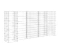 Berkfield Durable H-Shaped Gabion Planter Steel Wire 260X40X120 Cm