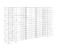 Berkfield Durable H-Shaped Gabion Planter Steel Wire 260X40X150 Cm