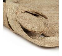 Berkfield Durable Handmade Rug Braided Jute 90 Cm