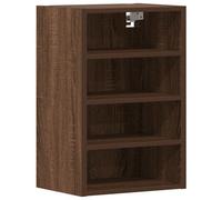 Berkfield Durable Hanging Cabinet Riga Brown Oak 40X29.5X60 Cm Engineered Wood