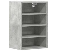 Berkfield Durable Hanging Cabinet Riga Concrete Grey 40X29.5X60 Cm Engineered Wood
