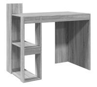 Berkfield Durable Office Desk Grey Sonoma 103.5X56.5X94 Cm Engineered Wood