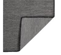 Berkfield Durable Outdoor Flatweave Rug 140X200 Cm Grey