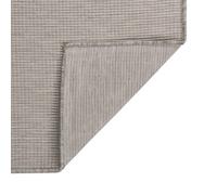Berkfield Durable Outdoor Flatweave Rug 140X200 Cm Taupe