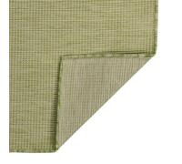 Berkfield Durable Outdoor Flatweave Rug 160X230 Cm Green