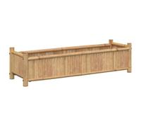 Berkfield Durable Planter 100X30X25 Cm Bamboo