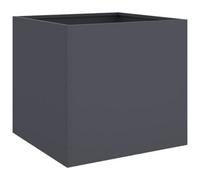 Berkfield Durable Planter Anthracite 49X47X46 Cm Steel