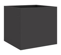 Berkfield Durable Planter Black 32X30X29 Cm Steel
