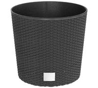 Berkfield Durable Planter With Removable Inner Anthracite 15 / 15.3 L Pp Rattan