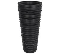 Berkfield Durable Planter With Removable Inner Anthracite 18/45 L Pp Grooved Look