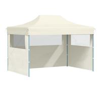 Berkfield Durable Professional Folding Party Tent With 3 Sidewalls 3X4 M Steel Cream