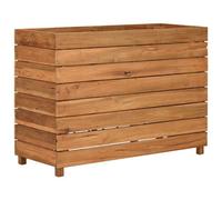Berkfield Durable Raised Bed 100X40X72 Cm Recycled Teak And Steel
