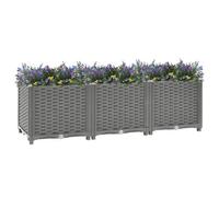 Berkfield Durable Raised Bed 120X40X38 Cm Polypropylene