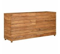 Berkfield Durable Raised Bed 150X40X72 Cm Recycled Teak And Steel