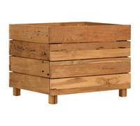 Berkfield Durable Raised Bed 50X40X38 Cm Recycled Teak And Steel