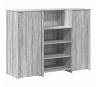Berkfield Durable Reception Desk Grey Sonoma 135X50X103.5 Cm Engineered Wood