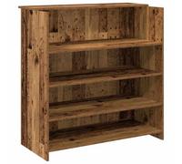 Berkfield Durable Reception Desk Old Wood 100X50X103.5 Cm Engineered Wood