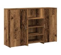 Berkfield Durable Reception Desk Old Wood 155X50X103.5 Cm Engineered Wood