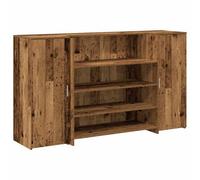 Berkfield Durable Reception Desk Old Wood 180X50X103.5 Cm Engineered Wood
