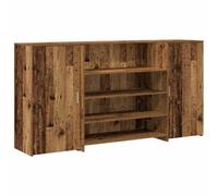Berkfield Durable Reception Desk Old Wood 200X50X103.5 Cm Engineered Wood
