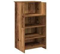 Berkfield Durable Reception Desk Old Wood 55X50X103.5 Cm Engineered Wood