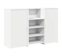 Berkfield Durable Reception Desk White 155X50X103.5 Cm Engineered Wood