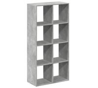 Berkfield Durable Room Divider Bookcase Concrete Grey 69.5X29X137.5 Cm Engineered Wood