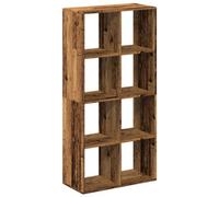 Berkfield Durable Room Divider Bookcase Old Wood 69.5X29X137.5 Cm Engineered Wood