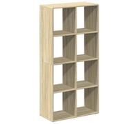 Berkfield Durable Room Divider Bookcase Sonoma Oak 69.5X29X137.5 Cm Engineered Wood