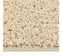 Berkfield Durable Shaggy Rug Cream 200X290 Cm Anti Slip
