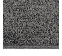 Berkfield Durable Shaggy Rug Dark Grey 140X200 Cm Anti Slip