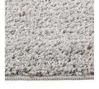 Berkfield Durable Shaggy Rug Light Grey 200X290 Cm Anti Slip