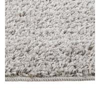 Berkfield Durable Shaggy Rug Light Grey 80X150 Cm Anti Slip