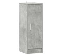 Berkfield Durable Shoe Cabinet Concrete Grey 32X35X92 Cm Engineered Wood