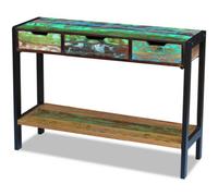 Berkfield Durable Sideboard 3 Drawers Solid Reclaimed Wood