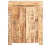 Berkfield Durable Sideboard 59X33X75 Cm Rough Mango Wood