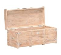 Berkfield Durable Storage Chest 90X40X40 Cm Solid Acacia Wood