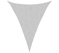 Berkfield Durable Sun Shade Sail Light Grey 5X6X6 M 100% Polyester Oxford