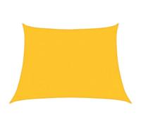 Berkfield Durable Sunshade Sail 160 G/m2 Trapezium Yellow 4/5X3 M Hdpe