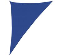 Berkfield Durable Sunshade Sail 160 G/m2 Triangular Blue 4X5X6.8 M Hdpe