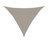 Berkfield Durable Sunshade Sail 160 G/m2 Triangular Light Grey 5X5X6 M Hdpe