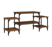 Berkfield Durable Tv Cabinet Brown Oak 117X35X52 Cm Engineered Wood