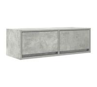 Berkfield Durable Tv Cabinet Concrete Grey 80X31X25.5 Cm Engineered Wood