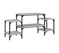 Berkfield Durable Tv Cabinet Grey Sonoma 117X35X52 Cm Engineered Wood