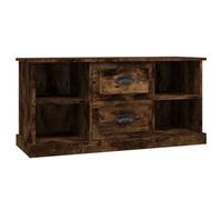 Berkfield Durable Tv Cabinet Smoked Oak 99.5X35.5X48 Cm Engineered Wood