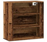 Berkfield Durable Wall Cabinet Old Wood 80X33X80 Cm Engineered Wood