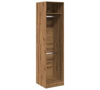 Berkfield Durable Wardrobe Artisian Oak 50X50X200 Cm Engineered Wood
