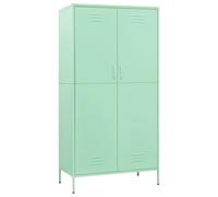 Berkfield Durable Wardrobe Mint 90X50X180 Cm Steel